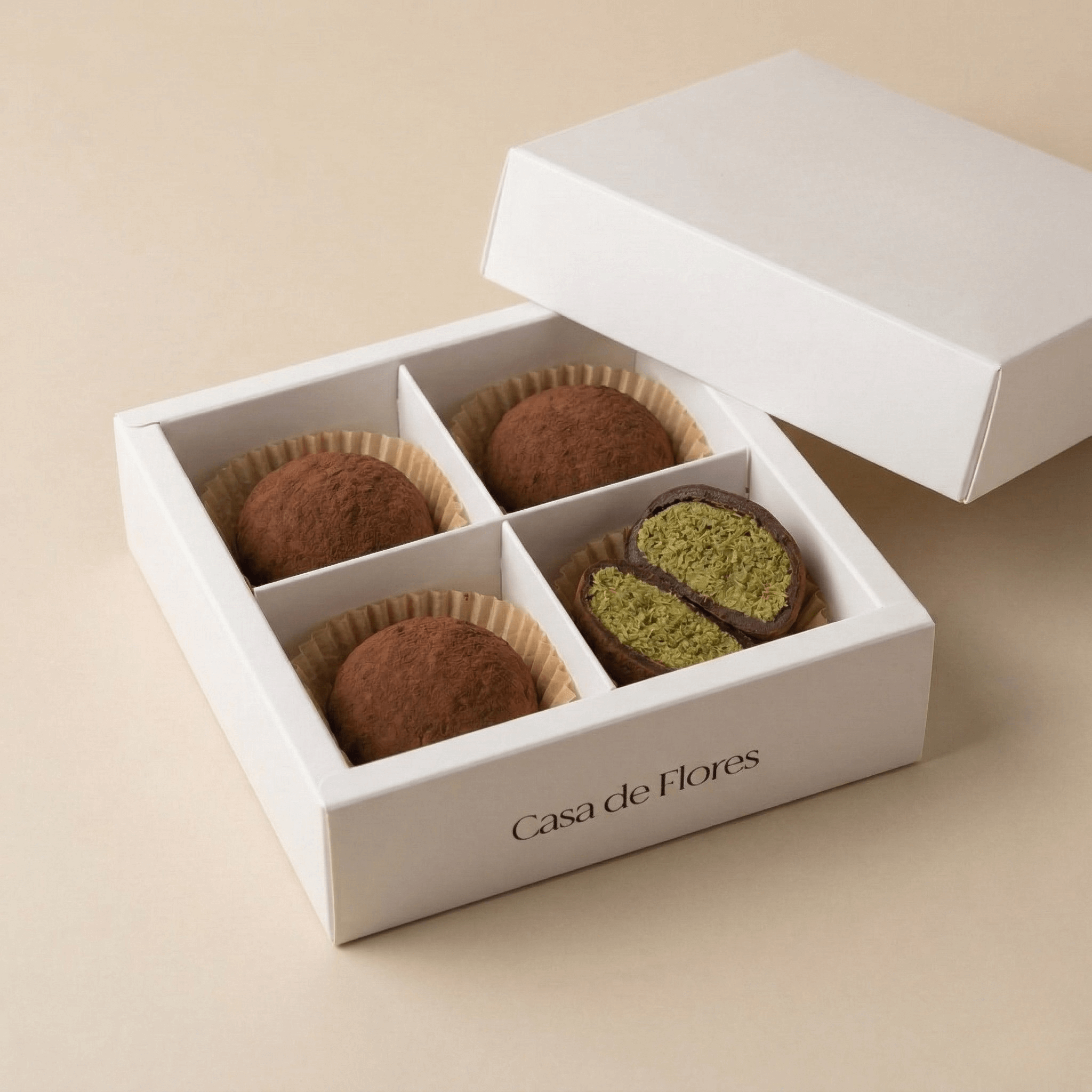 Dubai Chewy Cookie 4個 Dubai Chewy Cookie Box of 4, Pistachio Kunafa, Casa de Flores